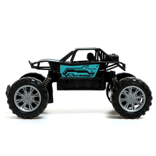 Джип Вездеход, радиоуправление, свет, на батарейках, синий - Simaland фото 2