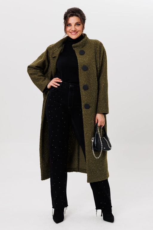 Пальто Michel Chic 363/1-Р хаки фото 3