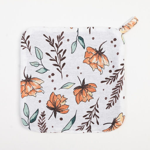 Набор кухонный Доляна Oleander: варежка 20×27 см, прихватка 19×19 см, 100% хлопок