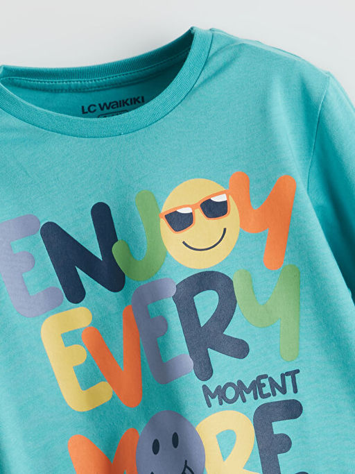 Bisiklet Yaka Erkek ?ocuk Pijama Tak?m?