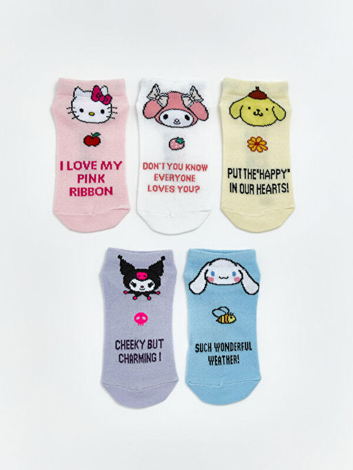 Носки-патик Hello Kitty 5 пар для девочек