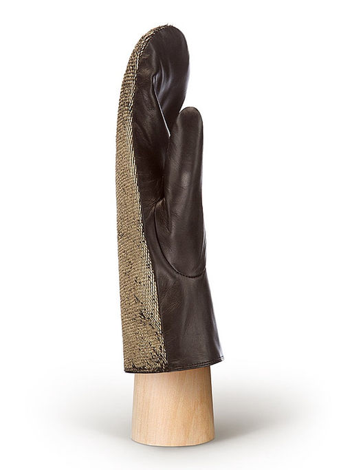 Рукавицы женские ш+каш. IS09805 d.brown/bronze