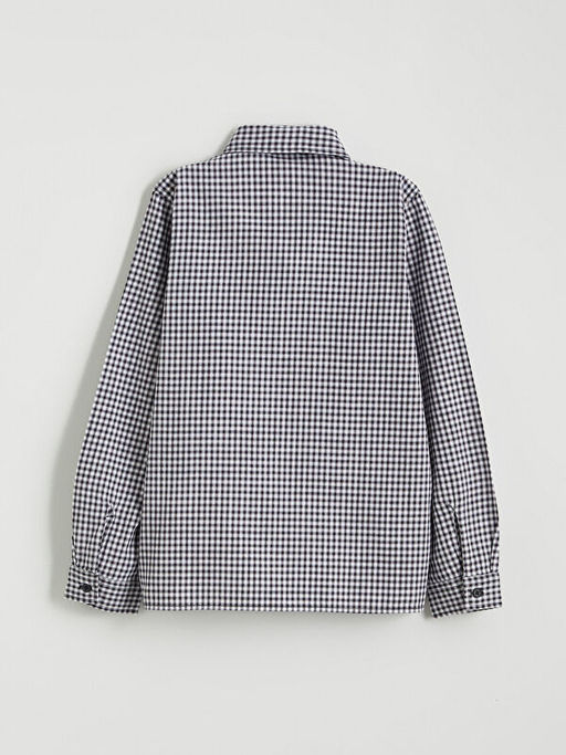 Uzun Kollu Ekose Erkek ?ocuk G?mlek