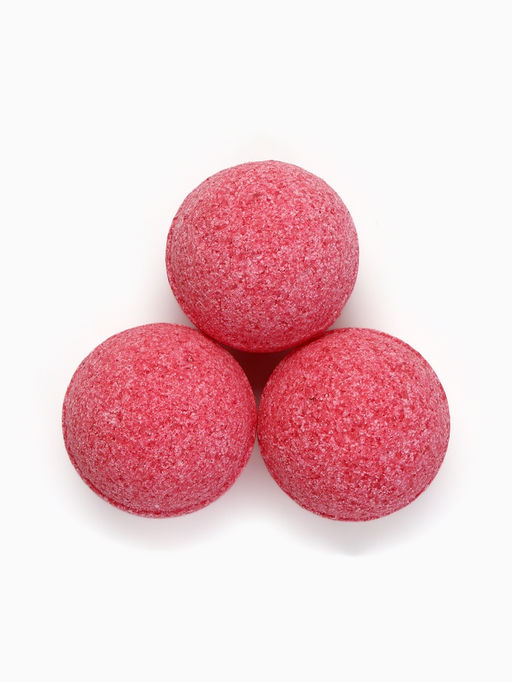 Бомбочки для ванны, аромат клубничный коктейль, набор 3 шт. ? 40 г, URAL LAB