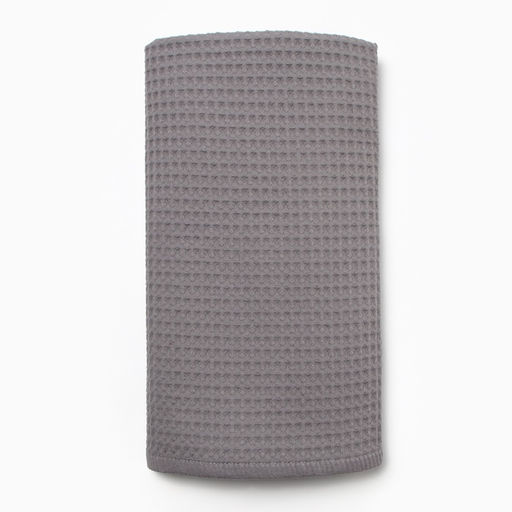 Полотенце вафельное LoveLife Waffle gray 100×150 см, хлопок 100%, серое
