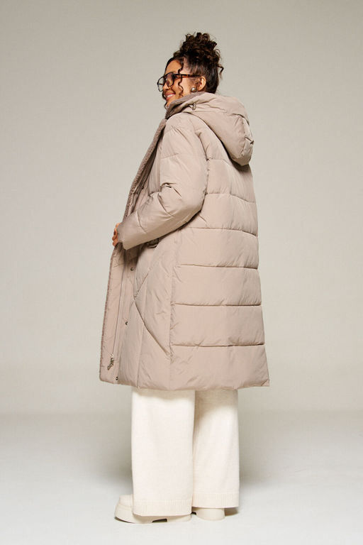 Пальто Beautiful Free 8024 капучино