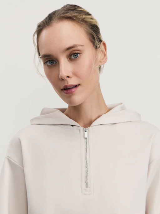 Толстовка на молнии с капюшоном / Zarina  фото 6