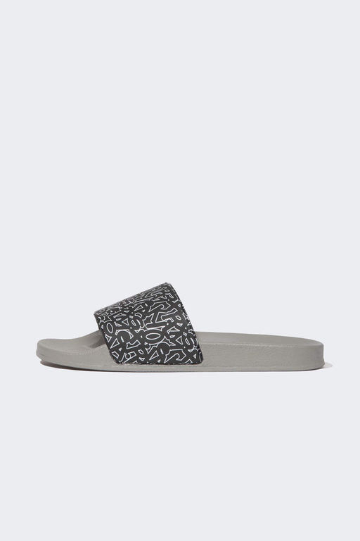 Мужские тапочки Eva на плоской подошве с одной полосой - Defacto фото 2