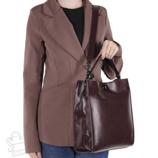 Сумка женская кожаная 7735NN wine red Natale Navetta  в Новосибирске
