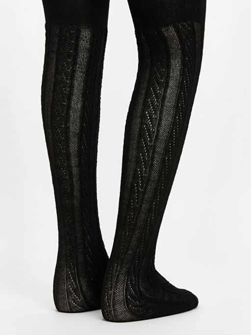 Desenli K?z ?ocuk K?lotlu ?orap 3l?