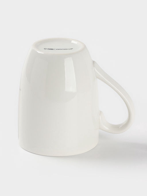 Кружка Доляна «Гуси», 330 мл, фарфор, белая