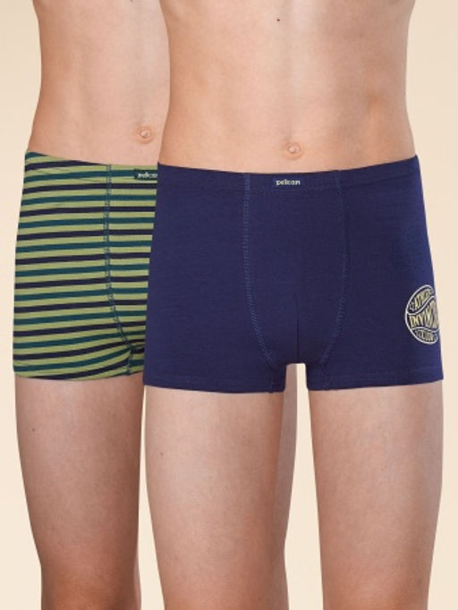 PELICAN, трусы для мальчиков, Зеленый/темно-синий