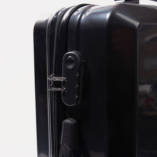 Чемодан средний 24, кодовый замок, цвет чёрный - Simaland фото 7