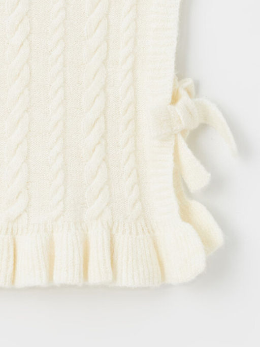 Bisiklet Yaka Triko K?z ?ocuk S?veter