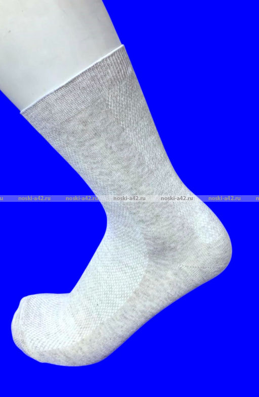 Цена за 10 пар. Белорусские носки мужские лён СЕТКА