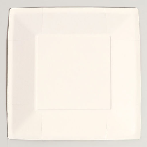 Цена за 10 шт. Тарелка бумажная квадратная Аниме, синий, 21 см - Страна карнавалия фото 7