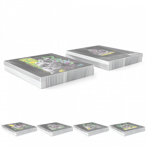 Цена за 5 шт. Тетрадь общая ученическая ErichKrause Dino Hobby, 48 листов, клетка, выборочный УФ-лак_MIX-PACK  фото 9