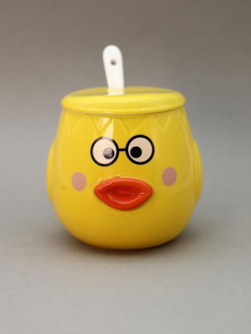 Кружка Cutie duckling, glasses, yellow (400 ml)