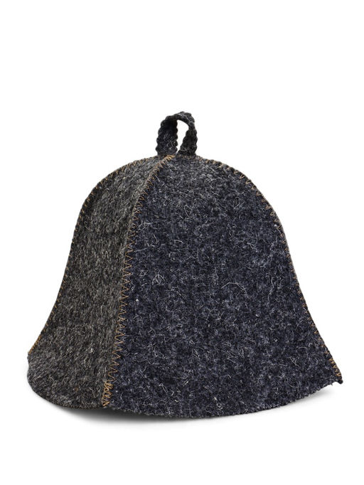 Набор для бани и сауны «На удачу», шерсть 50%, полиэфир 50%, 2 предмета: шапка, коврик