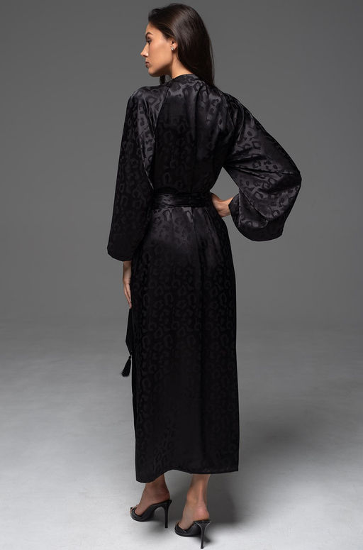 Длинный запашной пеньюар Mia-Amore