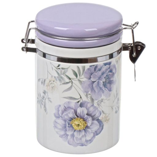 Банка для сыпучих продуктов доломит 0.55 л с крышкой Флорина (419432) /DANIKS/