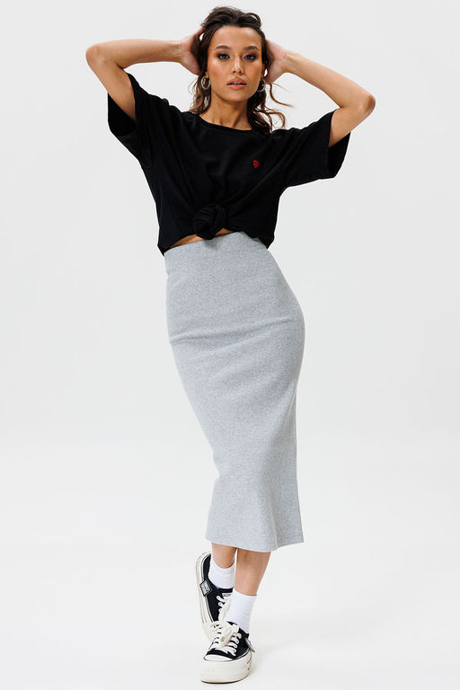 Юбка GO F2064/50-04.164-170 серый меланж