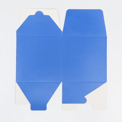 Цена за 10 шт. Коробка складная, квадратная, синяя, 10 х 10 х 10 см, - UPAK LAND фото 4