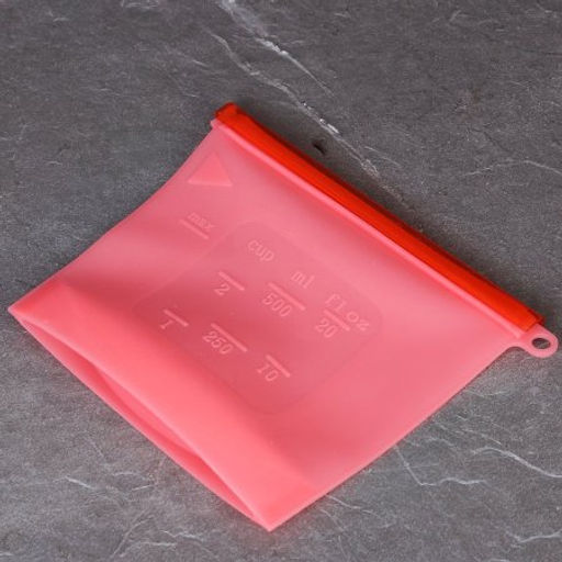 Пакет силиконовый для хранения с герметичной застежкой 500 мл / HR-100 /уп 150/ - Галеонтрейд фото 5