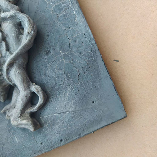 Паста с эффектом трещин матовая Графит