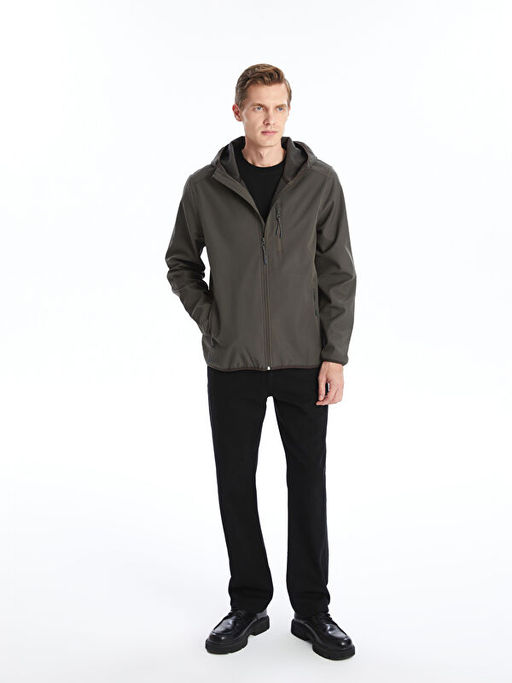 Standart Kal?p Kap??onlu Erkek Mont - Waikiki фото 2