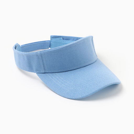 Козырёк женский MINAKU на липучке, размер 56-58, голубой