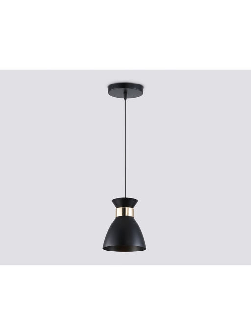 Светильник подвесной TR8468, 1хE27, 60 Вт, 100×13 см, чёрный