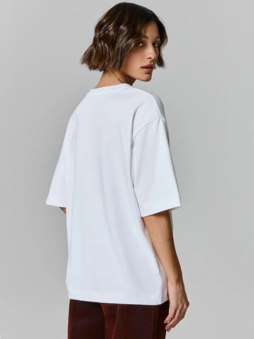 Футболка женская в белом цвете белый 112916