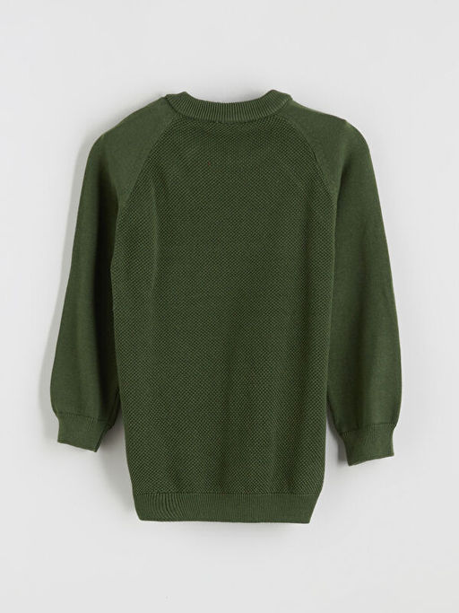 Bisiklet Yaka Uzun Kollu Erkek ?ocuk Triko Kazak