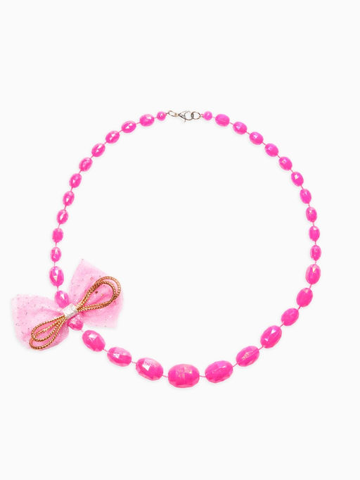 Бусы детские «Выбражулька. Бант», граненые бусины, 40 см, розовые