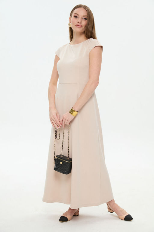 Платье NIKVA н1034-2 капучино  фото 3
