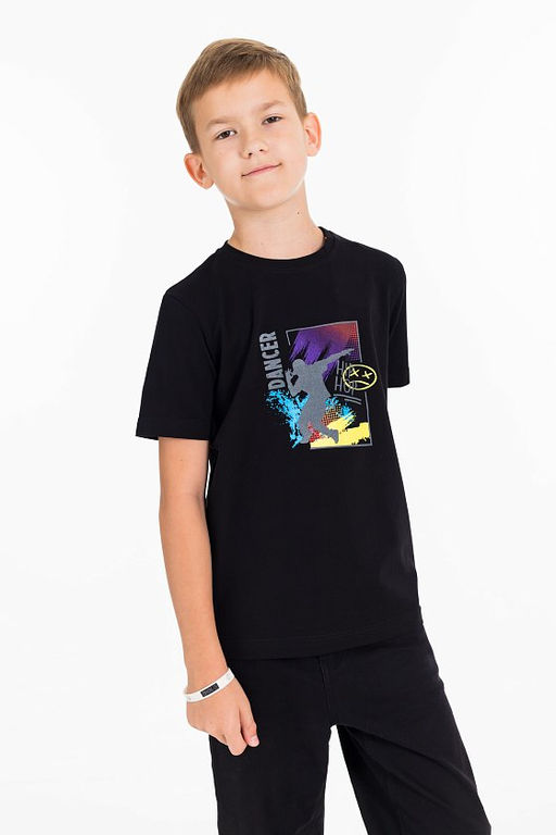 Футболка М225022Па черный