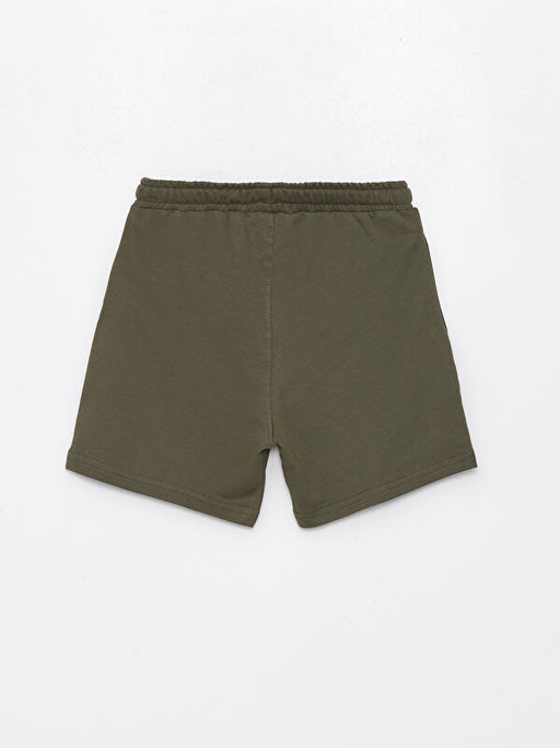 Beli Lastikli Bask?l? Erkek ?ocuk ?ort - Waikiki фото 2