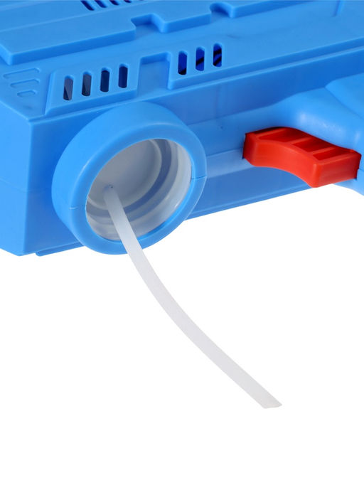 Генератор мыльных пузырей Пистолет, световые эффекты, работает от батареек, синий - Simaland фото 6