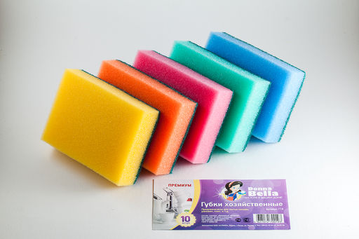 Губки хозяйственные "Макси Плюс" 5шт, арт. Г17