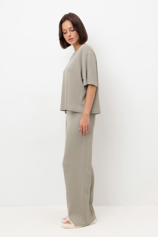 Е 20150/пыльно-оливковый пижама жен