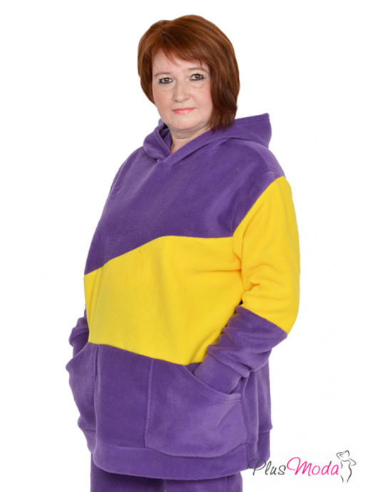 Толстовка Модель №951 размеры 44-84 - Plusmoda фото 8