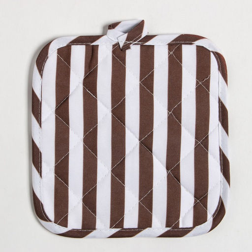 Кухонный набор Доляна цвет кофе прихватка 17х17 см, варежка 26х16 см, 100% п/э  фото 5