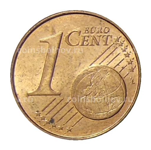 Монета 1 евроцент 2017 года Франция