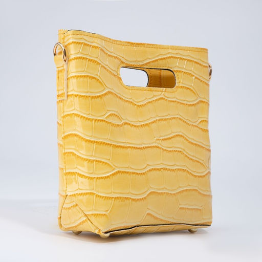 Сумка женская на магните, цвет жёлтый