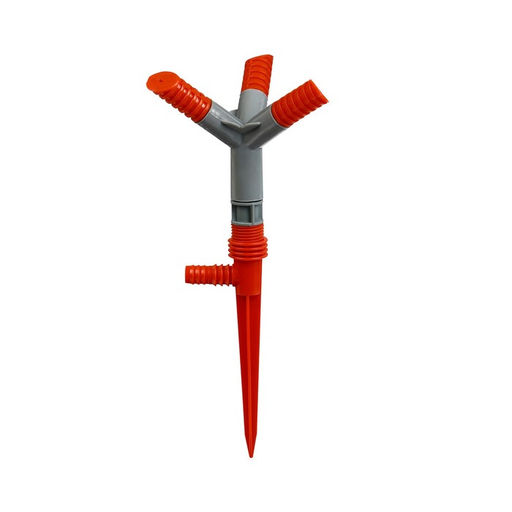 Цена за 2 шт. Распылитель 3−лепестковый, штуцер под шланги 1/2" (12 мм) − 5/8" (16 мм) − 3/4" (19 мм), пика, пластик, Greengo