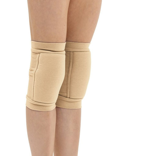 Наколенники для гимнастики и танцев Grace Dance, с уплотнителем, р. XS, 3-6 лет, цвет телесный фото 2