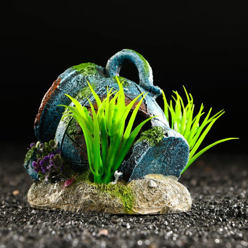 Декор для аквариума Античная ваза, 10,5 х 7 х 10 см - Simaland фото 2