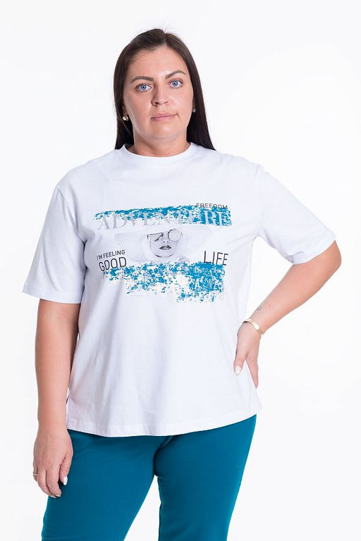 Костюм М324067Пб Белый - Елена фото 4