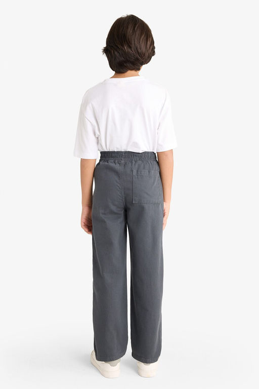 %100 Pamuk Beli Lastikli Gabardin Pantolon Erkek _ocuk - Defacto фото 6